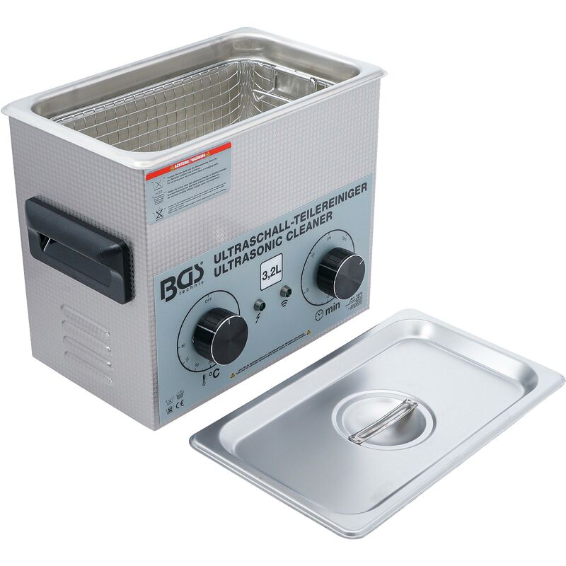 foto del prodotto bgs technic vasca lavaggio minuteria a ultrasuoni 3,2 l
