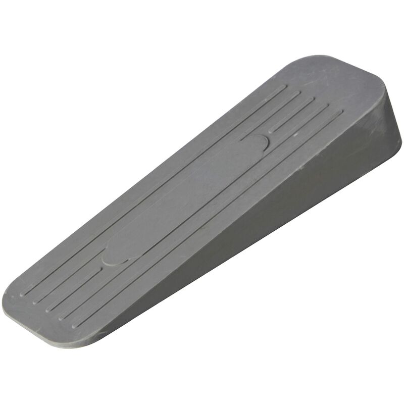 foto del prodotto bh02509 cuneo ferma porta deluxe in gomma antiscivolo, grigio bulk hardware