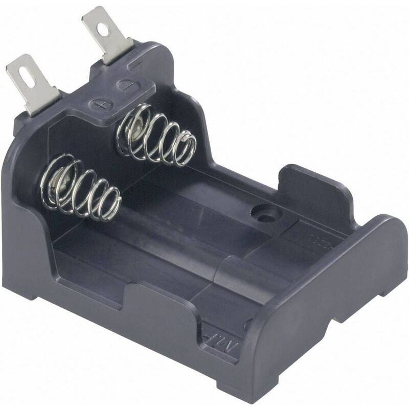 foto del prodotto bh223 l portabatteria 1x cr p 2 terminali a saldare l x l x a 47 x 38 x 26 mm mpd