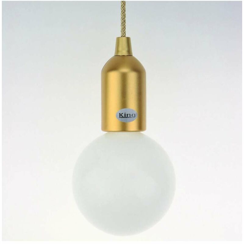 foto del prodotto biacchi gianfranco king home lampada led k light a batteria grande oro 10x130h cm