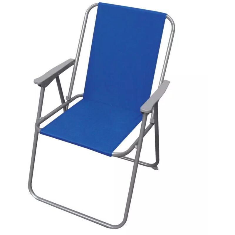 foto del prodotto biacchi gianfranco sedia da giardino essenza relax in acciaio e pvc blu 53x47x76 cm