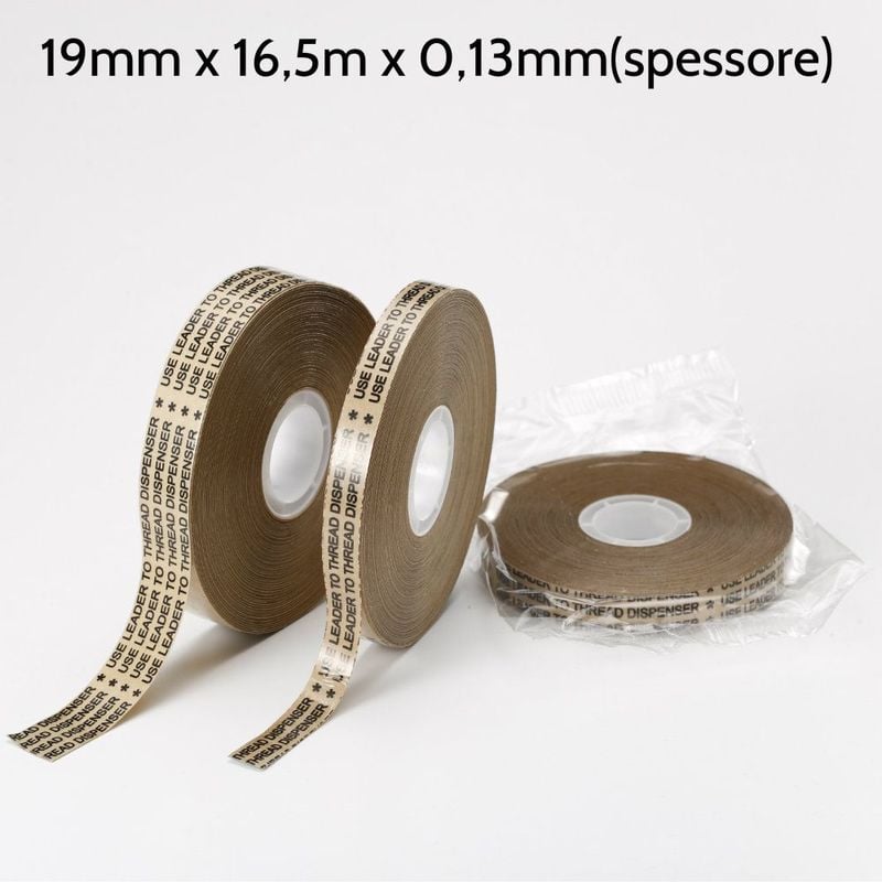 foto del prodotto biadesivo transfer tapes reverse atg system ad alto spessore 0,13mm x 33m con senza dispenser atg900 packaging 1 rotolo 12mm x 33m x 0,13mm