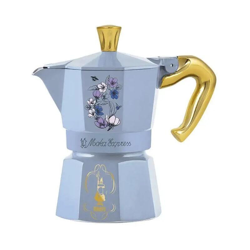 foto del prodotto bialetti caffettiera moka express 3 tazze edizione bridgerton
