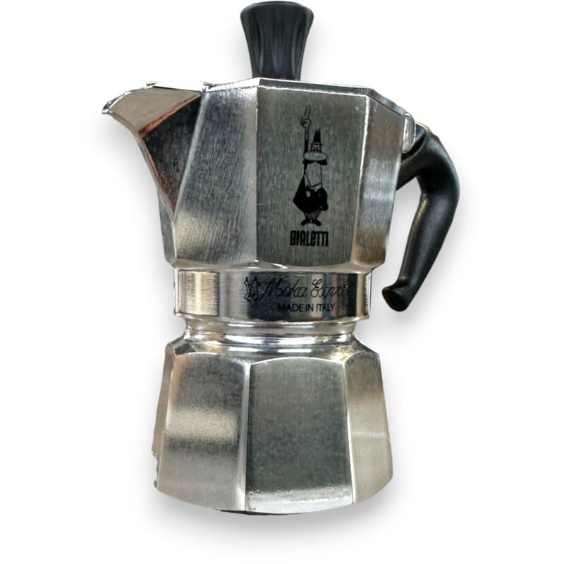 foto del prodotto bialetti caffettiera tradizionale moka 1 tazza in alluminio con manico in nylon express restyling