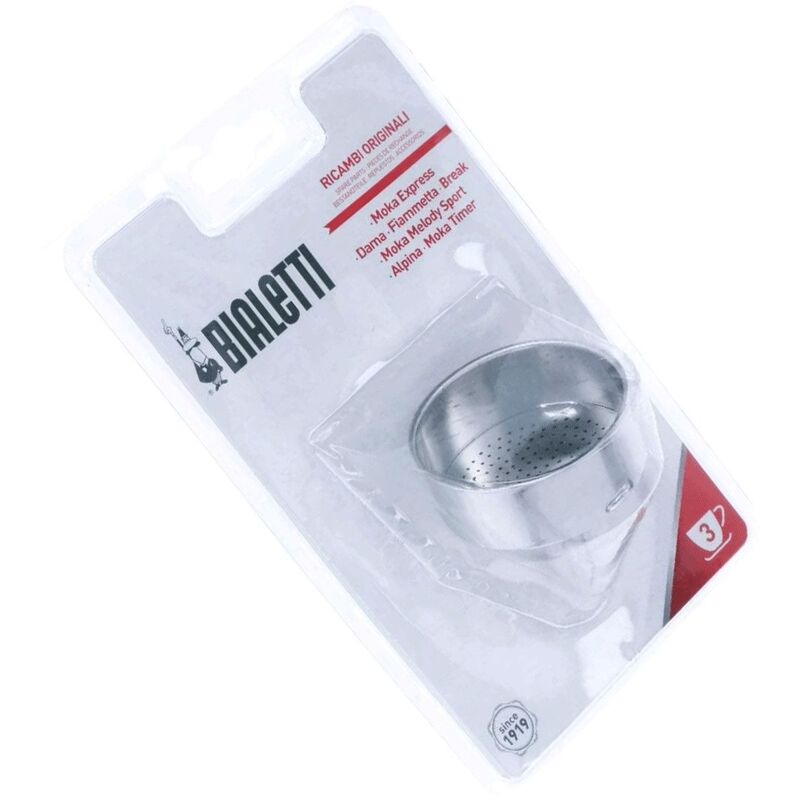 foto del prodotto bialetti filtro a imbuto originale 3 tazze macchina da caff , caffettiera 4368237