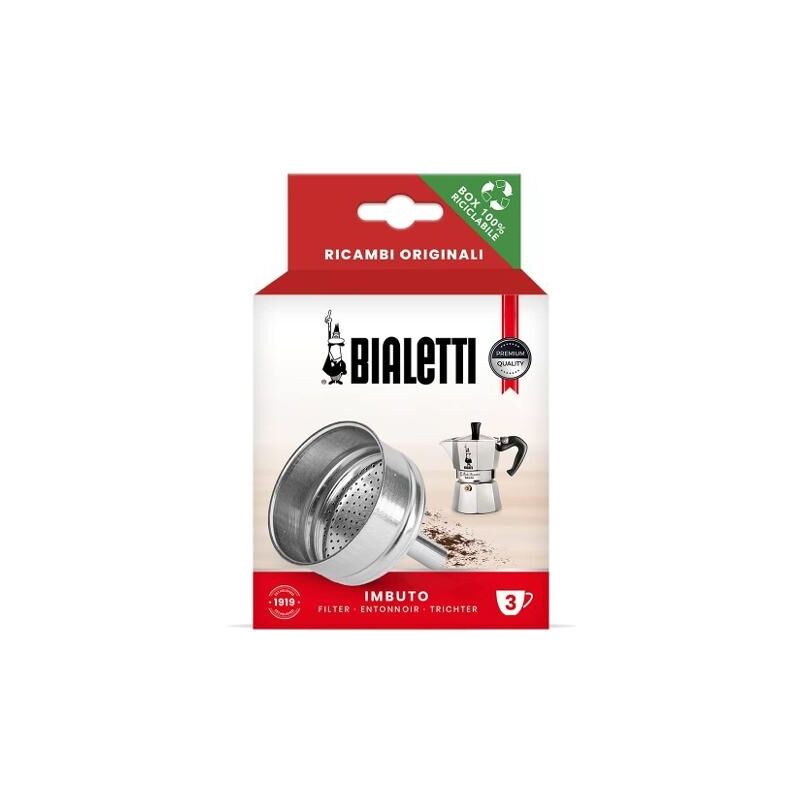 foto del prodotto bialetti filtro ad imbuto 3 tazze tz moka express dama fiammetta ricambio