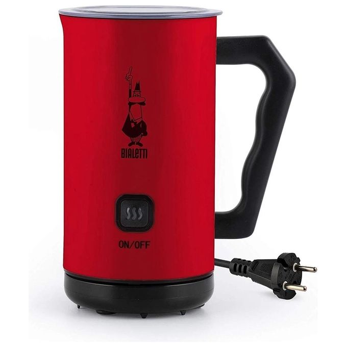 foto del prodotto bialetti milk frother elettrico montalatte per cappuccino rosso