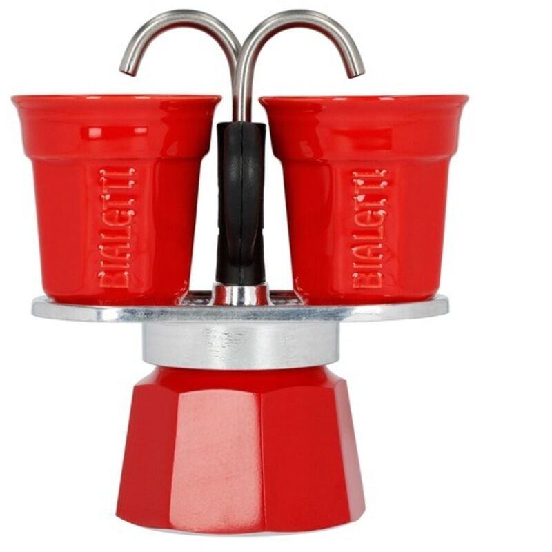 foto del prodotto bialetti mini express - caffettiera rossa da 2 tazze, perfetta per una cucina piccola