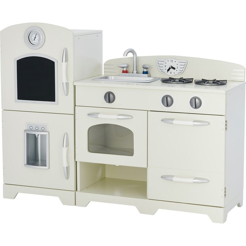 foto del prodotto bianca cucina per bambini legno gioco giocattolo imitazione teamsonkidstd 11413w