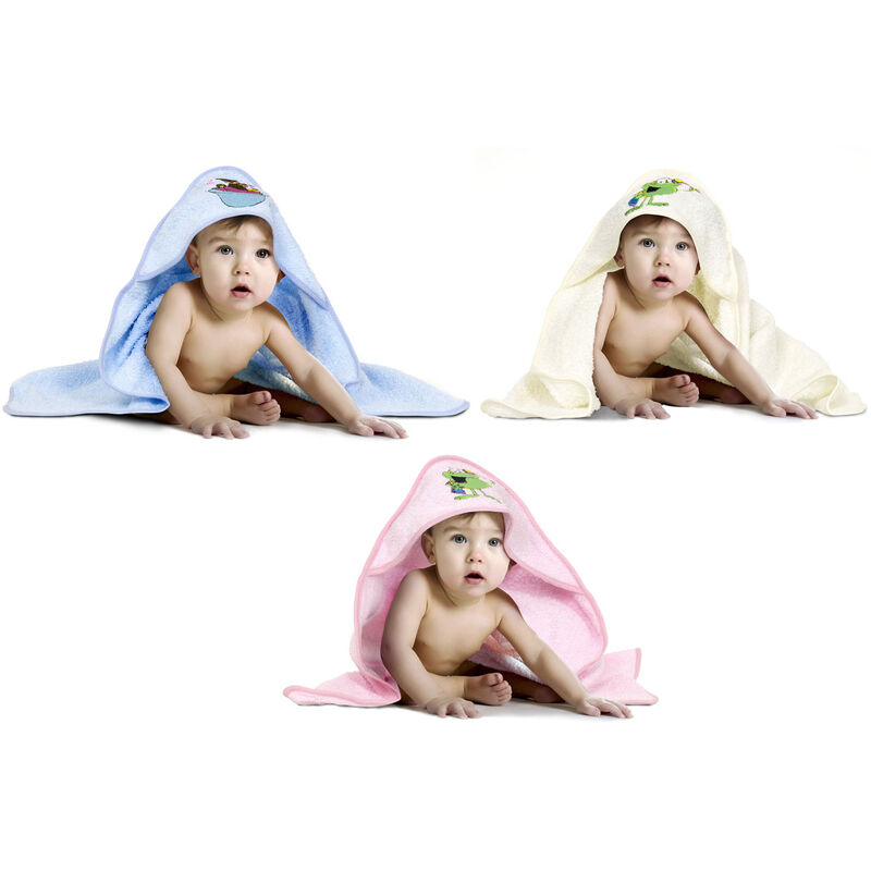 foto del prodotto biancheriaweb accappatoio baby triangolo in 100 cotone, misuraaccappatoiocolorebeige