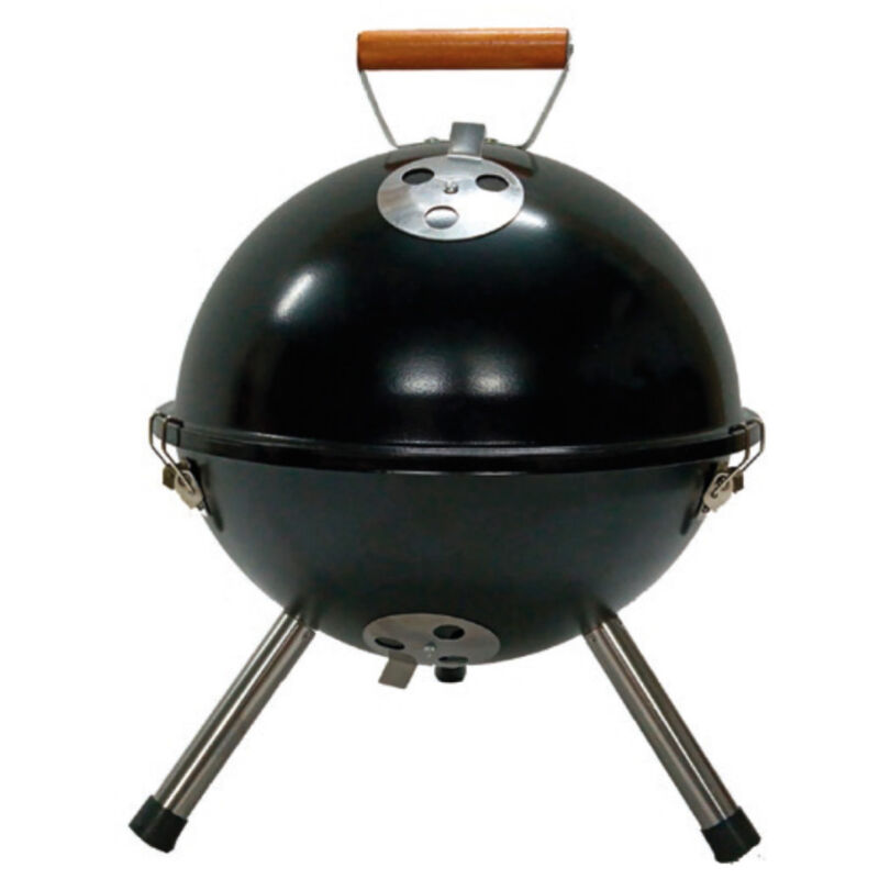 foto del prodotto biancheriaweb barbeque esterno a carbonella griglia estate campeggio in acciaio mod iowa