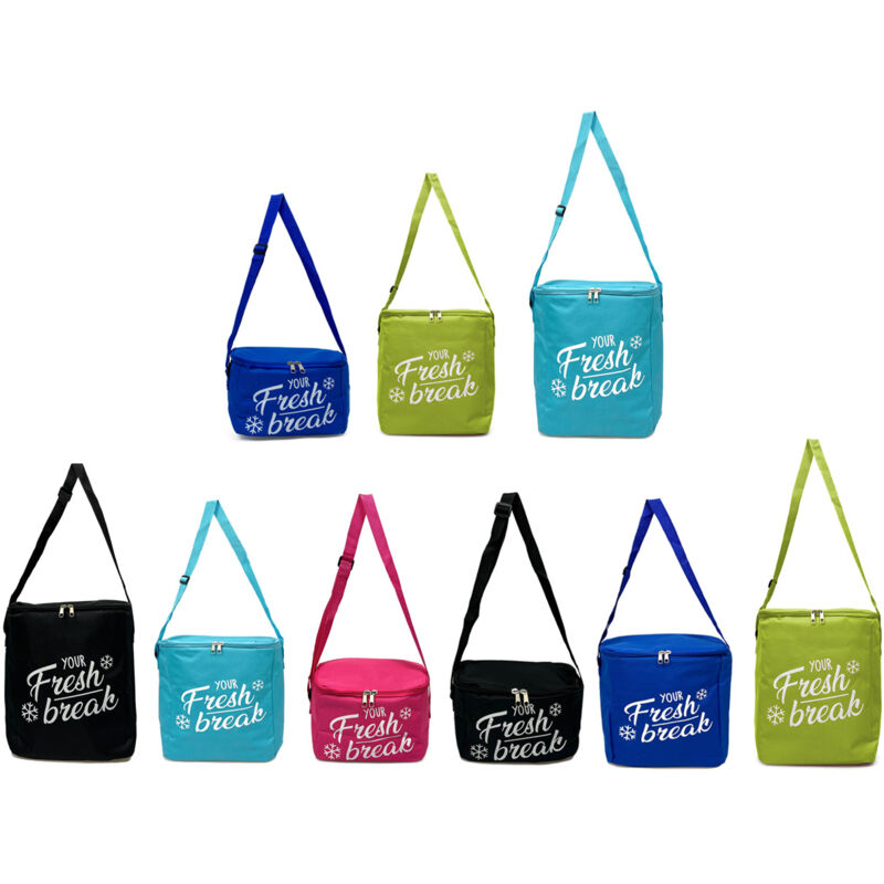 foto del prodotto biancheriaweb borsa termica frigo porta pranzo spiaggia lavoro scuola modellofresh break, misura15lcoloreverde acido