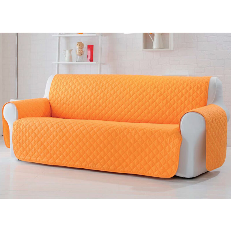 foto del prodotto biancheriaweb copridivano genius natural double face, misurapoltronacoloretortora marrone