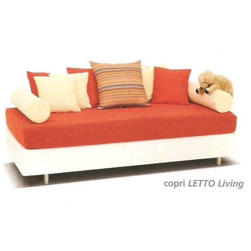 foto del prodotto biancheriaweb copridivano letto genius living in tinta unita, misurasingolocolorebiscotto 1010