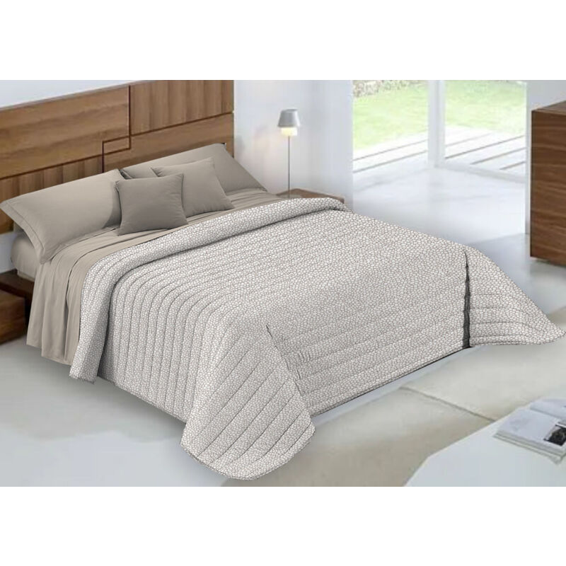 foto del prodotto biancheriaweb quilt trapuntino piumino estivo 100gr mq microfibra diadema borbon, misurasingolocoloregrigio 2