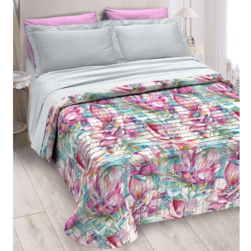 foto del prodotto biancheriaweb quilt trapuntino piumino estivo digitale 100gr mq microfibra fiore d3