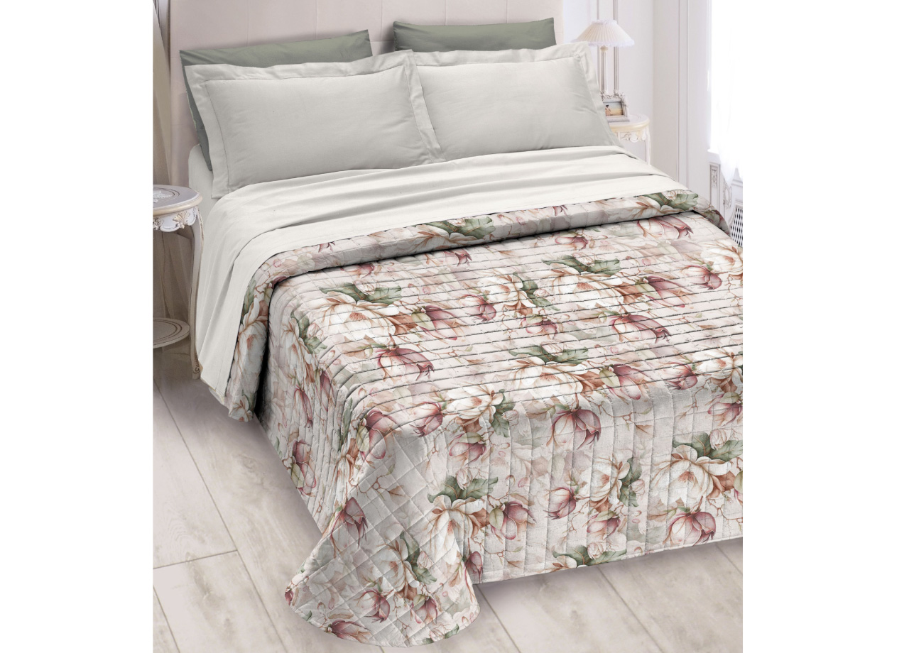 foto del prodotto biancheriaweb quilt trapuntino piumino estivo digitale 100gr mq microfibra fiori d2