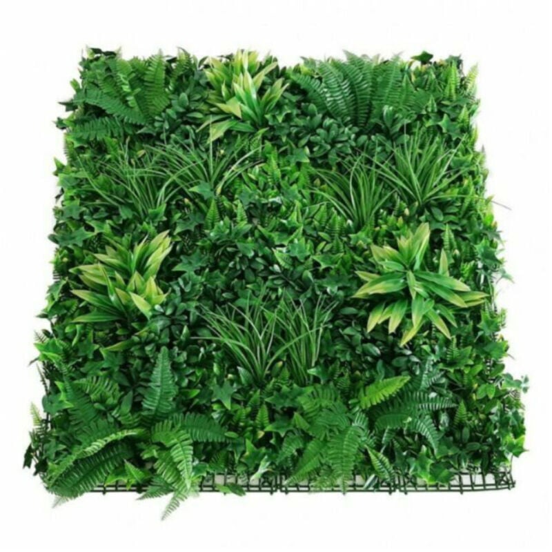 foto del prodotto biancheriaweb siepe artificiale a parete decorazione interni design modello dalia, misura50x50coloredalia