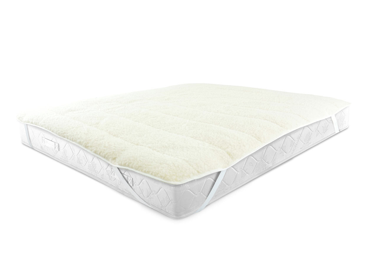 foto del prodotto biancheriaweb topper rinnova materassoimbottito double face microfibra con lana, misura1 piazza e mezzacoloretopper