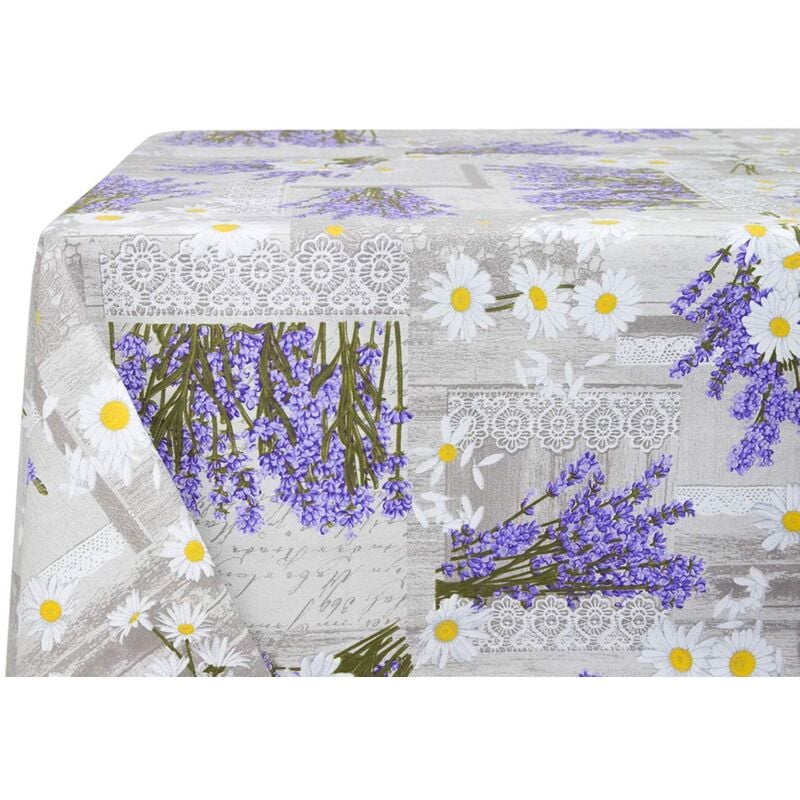 foto del prodotto biancheriaweb tovaglia cucina 140x180 cm con disegno m ama rp, made in italy, tovaglia da tavolo in 100 cotone