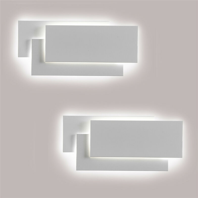 foto del prodotto bianco applique da parete interni led, 24w moderna applique da parete ip44 illuminazione decorazione per soggiorno camera da letto sala da pranzo