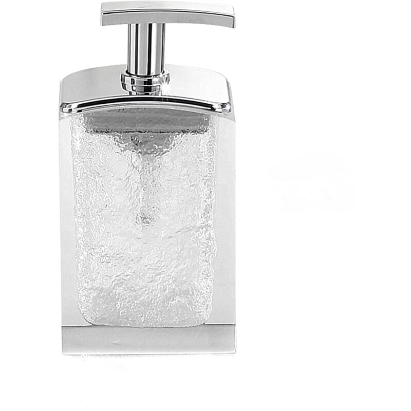 foto del prodotto bianco, g antares dosasapone, dimensioni 15,5x8x6,2 cm peso 0,372 kg, dispenser sapone bagno in resina resistente di alta qualit , design r s fatto a