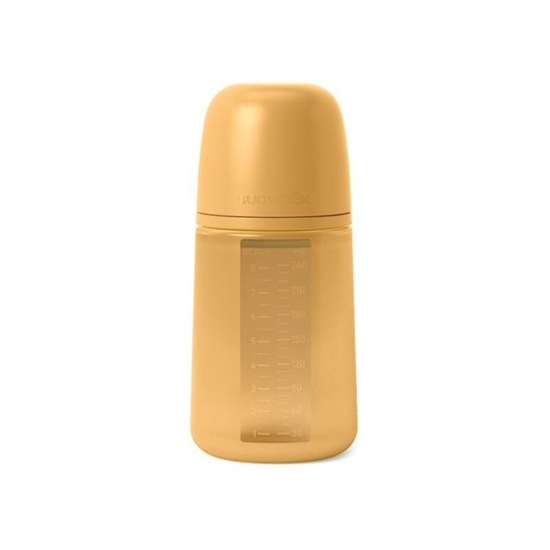 foto del prodotto biberon 240ml in silicone 3 mango