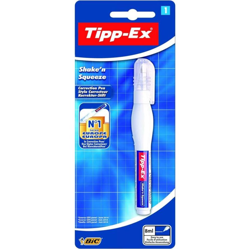 foto del prodotto bic - bianchetto liquido shake n squeeze 8 ml