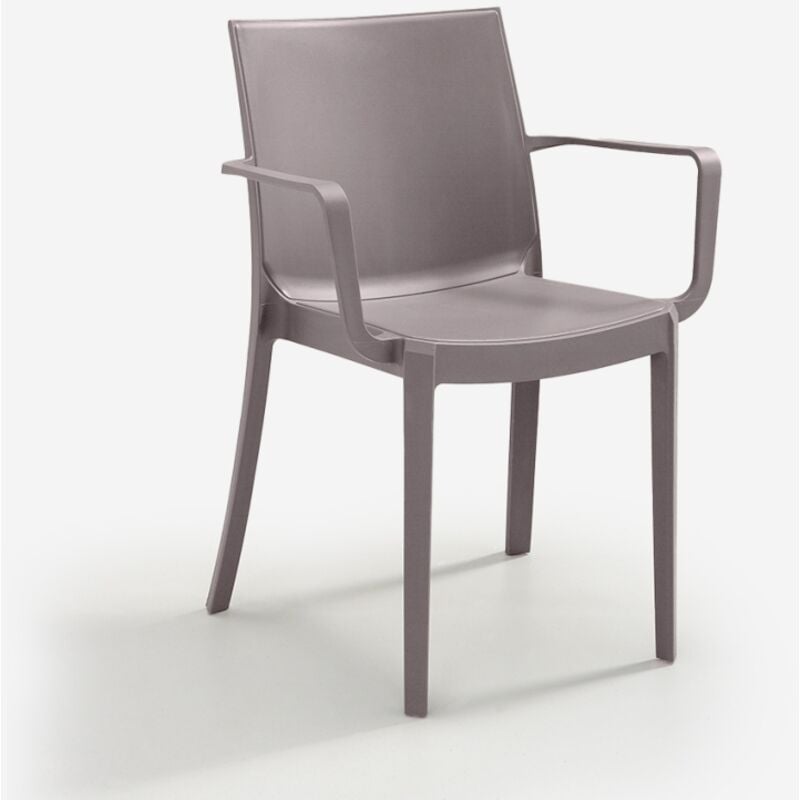 foto del prodotto bica - sedia in polipropilene 'victoria' tortora