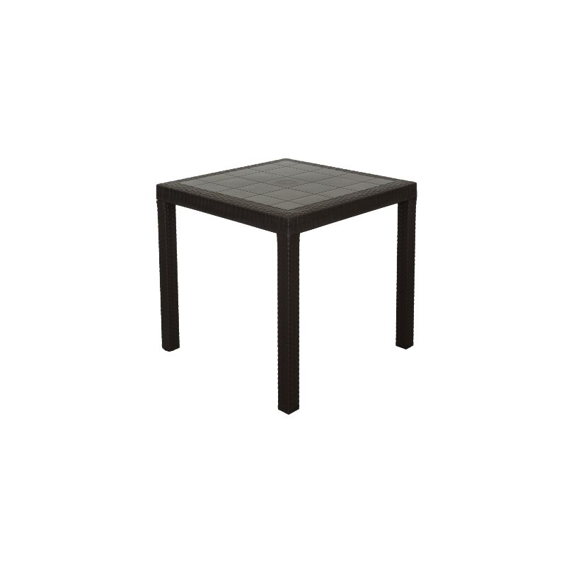 foto del prodotto bica tavolo dallas 80x80xh74cm marrone