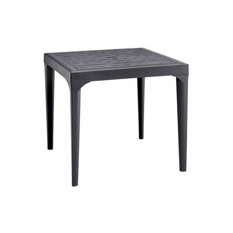 foto del prodotto bica tavolo resina malmo cm 80x80x74h antracite