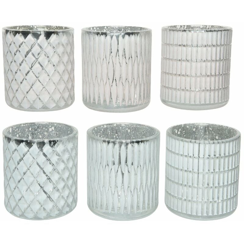 foto del prodotto bicchiere bianco porta tea light h 9 cm. pezzo singolo