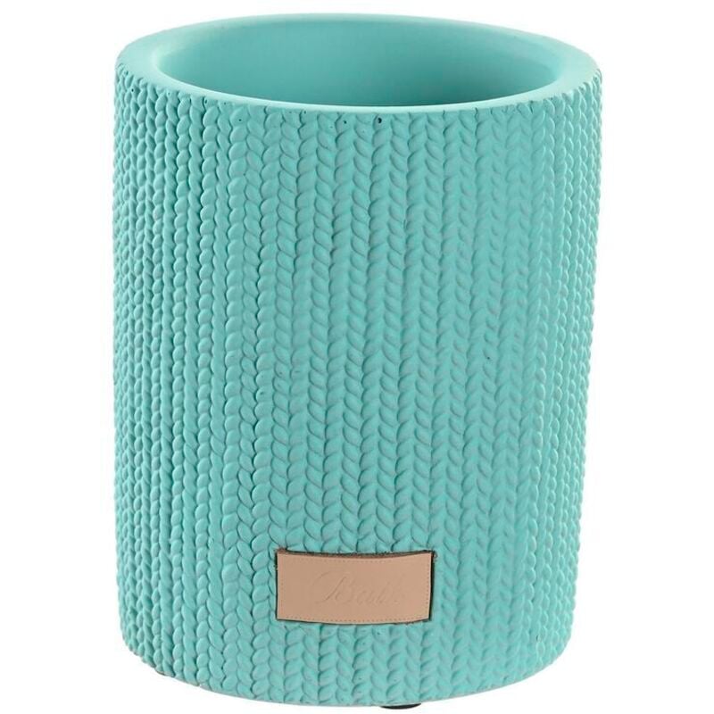 foto del prodotto bicchiere dkd home decor verde cemento 8 x 8 x 10 cm