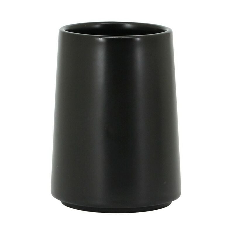 foto del prodotto bicchiere in ceramica nera serie graceful