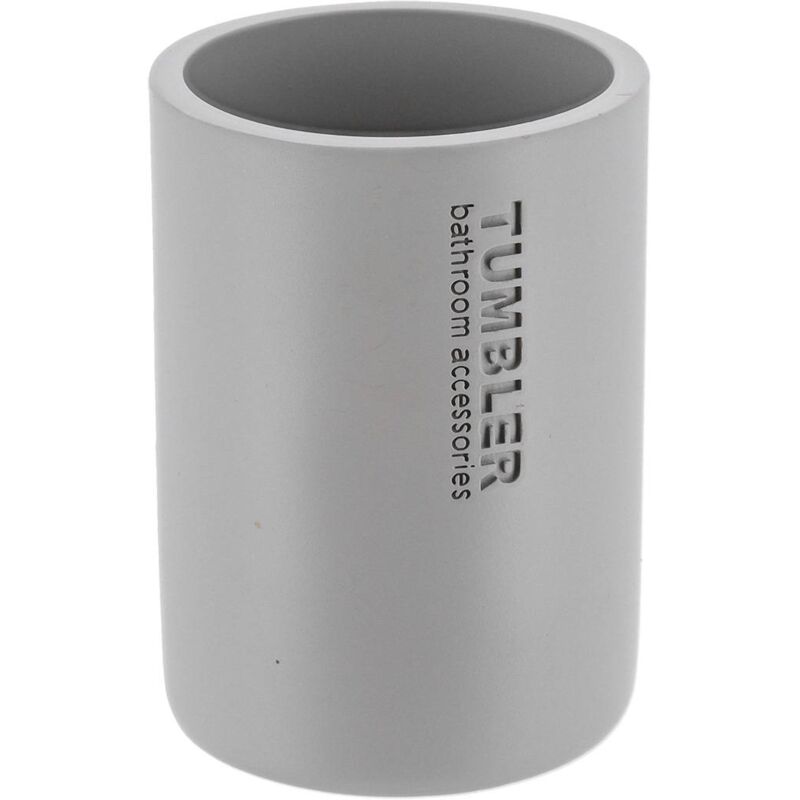 foto del prodotto bicchiere in poliresina - grigio chiaro tendance