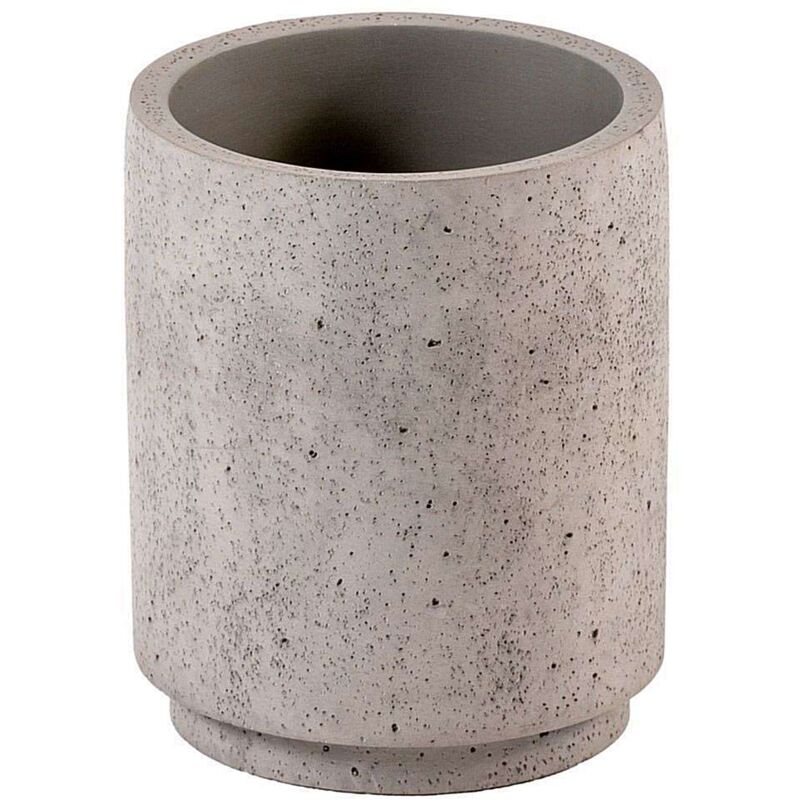 foto del prodotto bicchiere portaspazzolini da appoggio beton cemento industrial