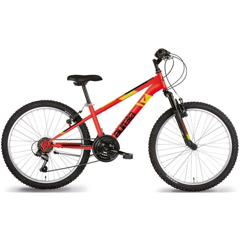 foto del prodotto bicicletta aurelia 24 in colore rosso per donna