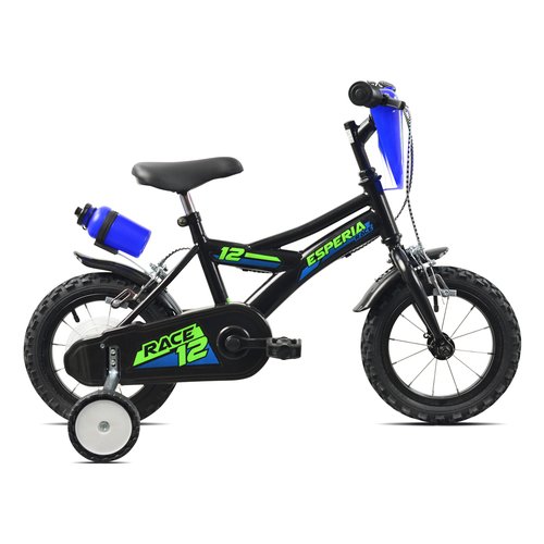 foto del prodotto bicicletta esperia 259900 bimbo race nero e verde
