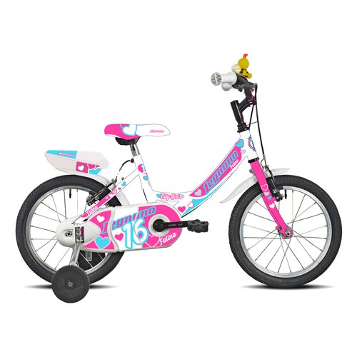foto del prodotto bicicletta legnano 22l671 fatina bianco e fucsia