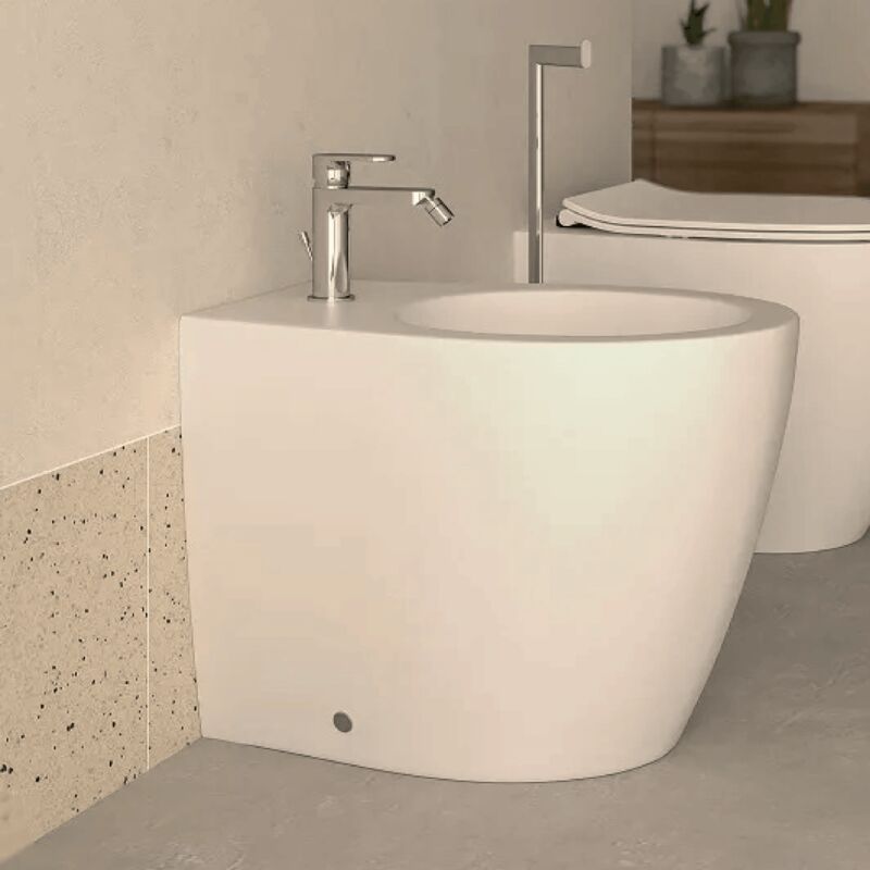 foto del prodotto bidet a terra ercos kite bianco opaco