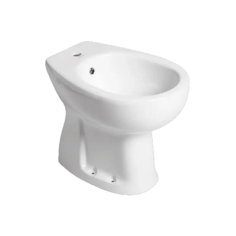foto del prodotto bidet a terra per anziani in ceramica bianca ambra bathroom
