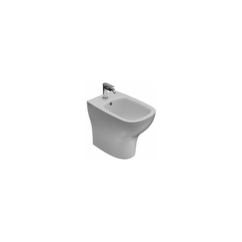 foto del prodotto bidet argento filomuro rialzato cm. 57x37 bianco di ceramica