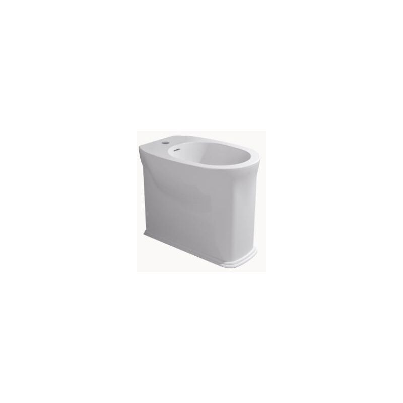foto del prodotto bidet back to wall monoforo madre flaminia colore bianco lucido
