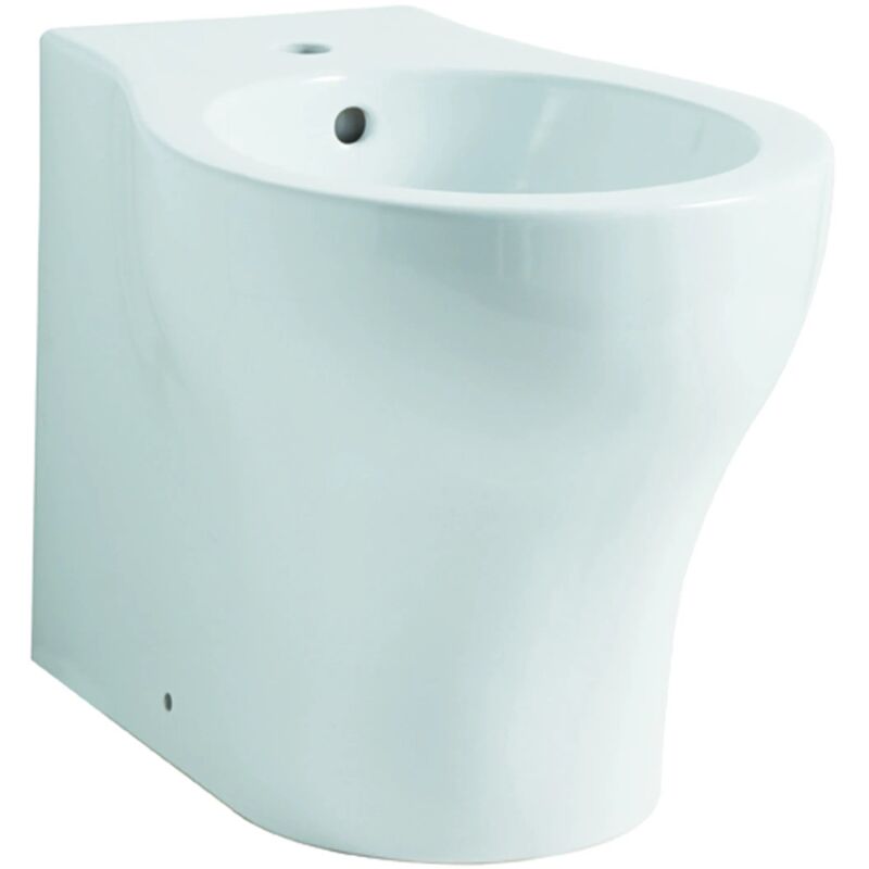 foto del prodotto bidet filo parete porcellana bianco serie vera azzurra