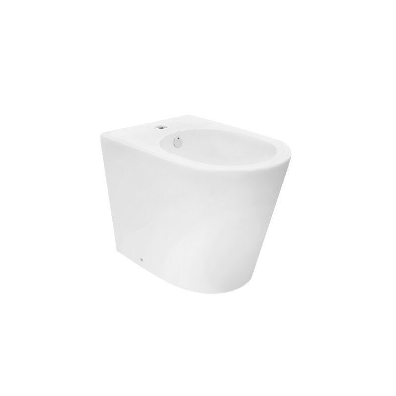 foto del prodotto bidet filomuro a pavimento genziana bianco