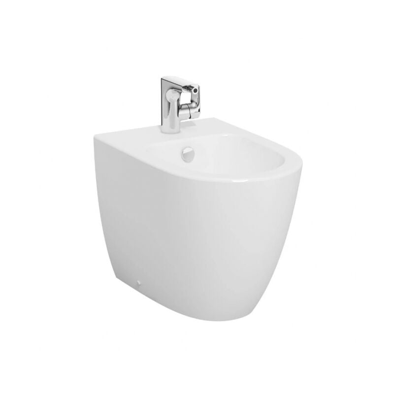 foto del prodotto bidet filomuro a terra 54 cm in ceramica bianco lucido vitra sento