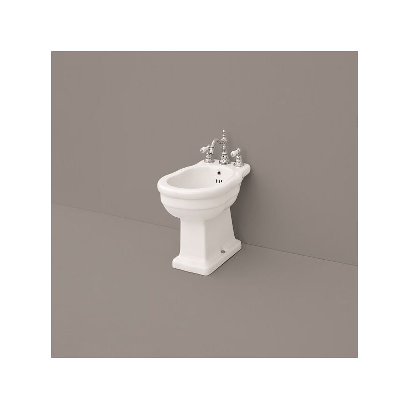 foto del prodotto bidet hermitage distanziato da muro cm. 56x36 bianco lucido di