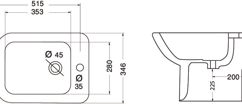 foto del prodotto bidet jasmine
