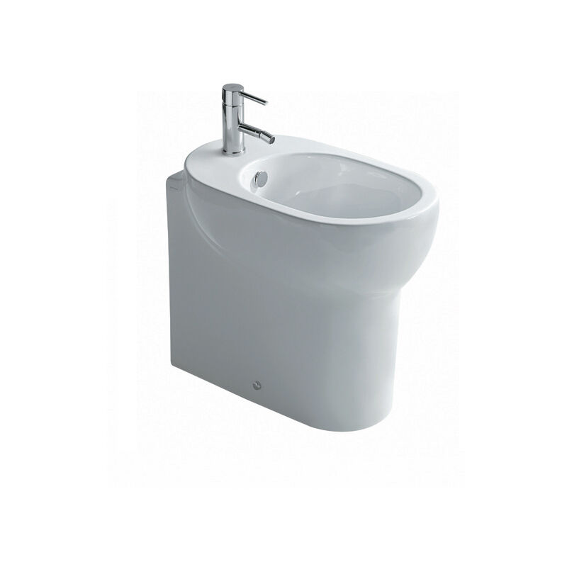 foto del prodotto bidet m2 filomuro rialzato cm. 55x35xh48 bianco lucido di