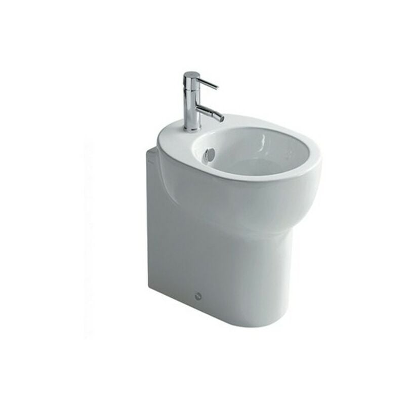 foto del prodotto bidet m2 filomuro salvaspazio cm. 45x35 bianco lucido di ceramica